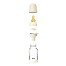 Load image into Gallery viewer, Glass Baby Bottle Complete Set Latex | Ivory 120ml