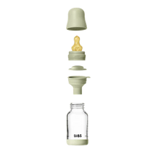 Load image into Gallery viewer, Glass Baby Bottle Complete Set Latex | Sage 120ml