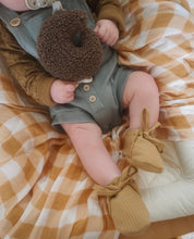 Load image into Gallery viewer, Toffee Gingham Wrap