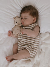 Load image into Gallery viewer, Summer Bubble Romper | Cappuccino SIZE 2YR