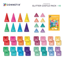 Load image into Gallery viewer, Glitter Castle Pack 48pc