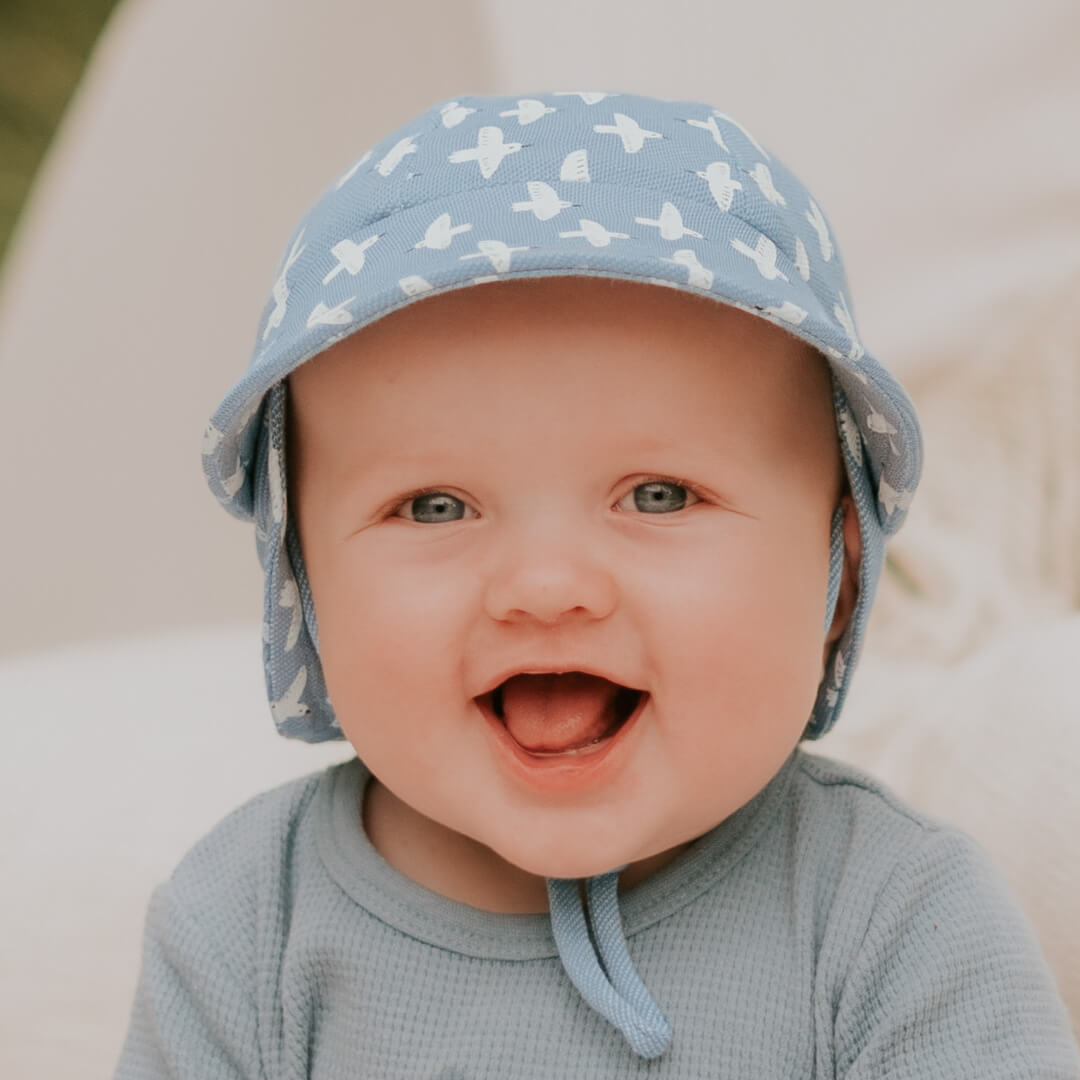 Legionnaire Hat with Strap - Baby Blue