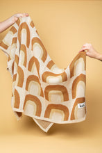 Load image into Gallery viewer, Rainbow Organic Cotton Knitted Blanket