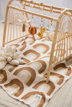 Load image into Gallery viewer, Rainbow Organic Cotton Knitted Blanket