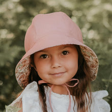 Load image into Gallery viewer, 'Wander' Reversible Panelled Bucket Hat | Poppy/Rosa