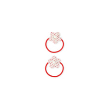 Load image into Gallery viewer, Hair Ties | Red Dotty Daisies