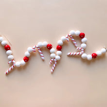 Load image into Gallery viewer, Candy Cane Garland | Red