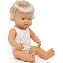 Load image into Gallery viewer, Caucasian Girl with Hearing Aid 38cm