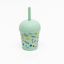 Load image into Gallery viewer, Skate Mini Smoothie Cup and Straw