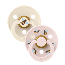 Load image into Gallery viewer, BIBS Pacifier Size 2 | 6-18M | Round Natural Rubber Teat