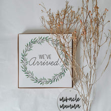 Load image into Gallery viewer, 'We've Arrived' Eucalyptus (Twin) Premature Baby Milestone Cards