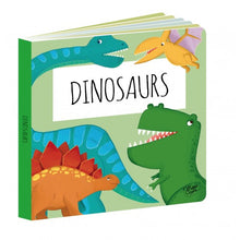 Load image into Gallery viewer, Dinosaurs Blocks & Book Set, 10 pieces