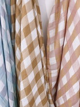 Load image into Gallery viewer, Toffee Gingham Wrap