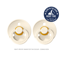 Load image into Gallery viewer, BIBS Pacifier Size 2 | 6-18M | Round Natural Rubber Teat