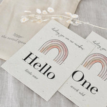 Load image into Gallery viewer, 'Rainbow' Eco-Friendly Baby Milestone Cards