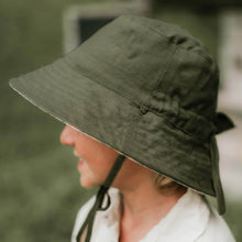 Load image into Gallery viewer, 'Explorer' Reversible Classic Bucket Hat | Gwen/Moss