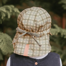 Load image into Gallery viewer, 'Lounger' Baby Reversible Flap Sun Hat | Noah/Moss SIZE 0-3M