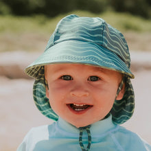 Load image into Gallery viewer, Kids Swim Legionnaire Hat | Waves SIZE 3-6M