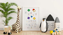 Load image into Gallery viewer, Magnetic Tile Toppers | Alphabet Upper Case (40pc)