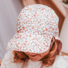 Load image into Gallery viewer, 'Lounger' Baby Reversible Flap Sun Hat | Chelsea/Rosa SIZE 0-3M