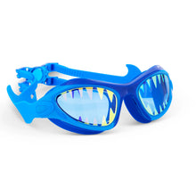 Load image into Gallery viewer, 8YRS+ Mega Mouth Riptide Blue Swim Goggles