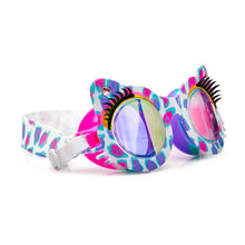 Load image into Gallery viewer, 5YRS+ Saavy Cat Purple Patches Swim Goggles