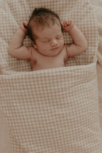 Load image into Gallery viewer, Wool Wrap Beige Gingham