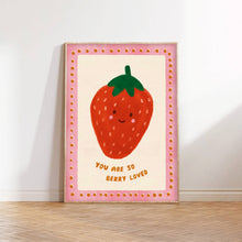 Load image into Gallery viewer, Berry Loved Strawberry Print