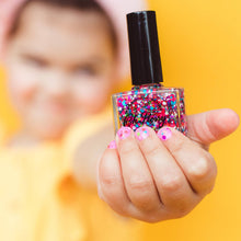 Load image into Gallery viewer, Oh Flossy Nail Polish: Courageous - Coloured Confetti Glitter