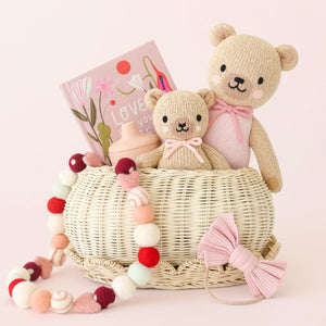 Baby Honey Bear (Blush Bow)