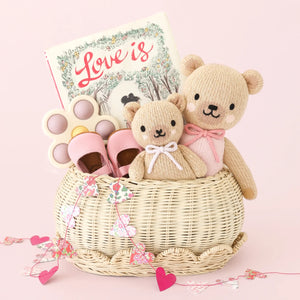 Baby Honey Bear (Lavender Bow)