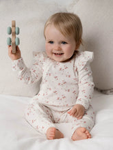Load image into Gallery viewer, Pink Frilled Ollie Floral Onesie