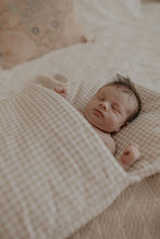 Load image into Gallery viewer, Wool Wrap Beige Gingham