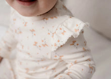 Load image into Gallery viewer, Beige Frilled Ollie Floral Onesie