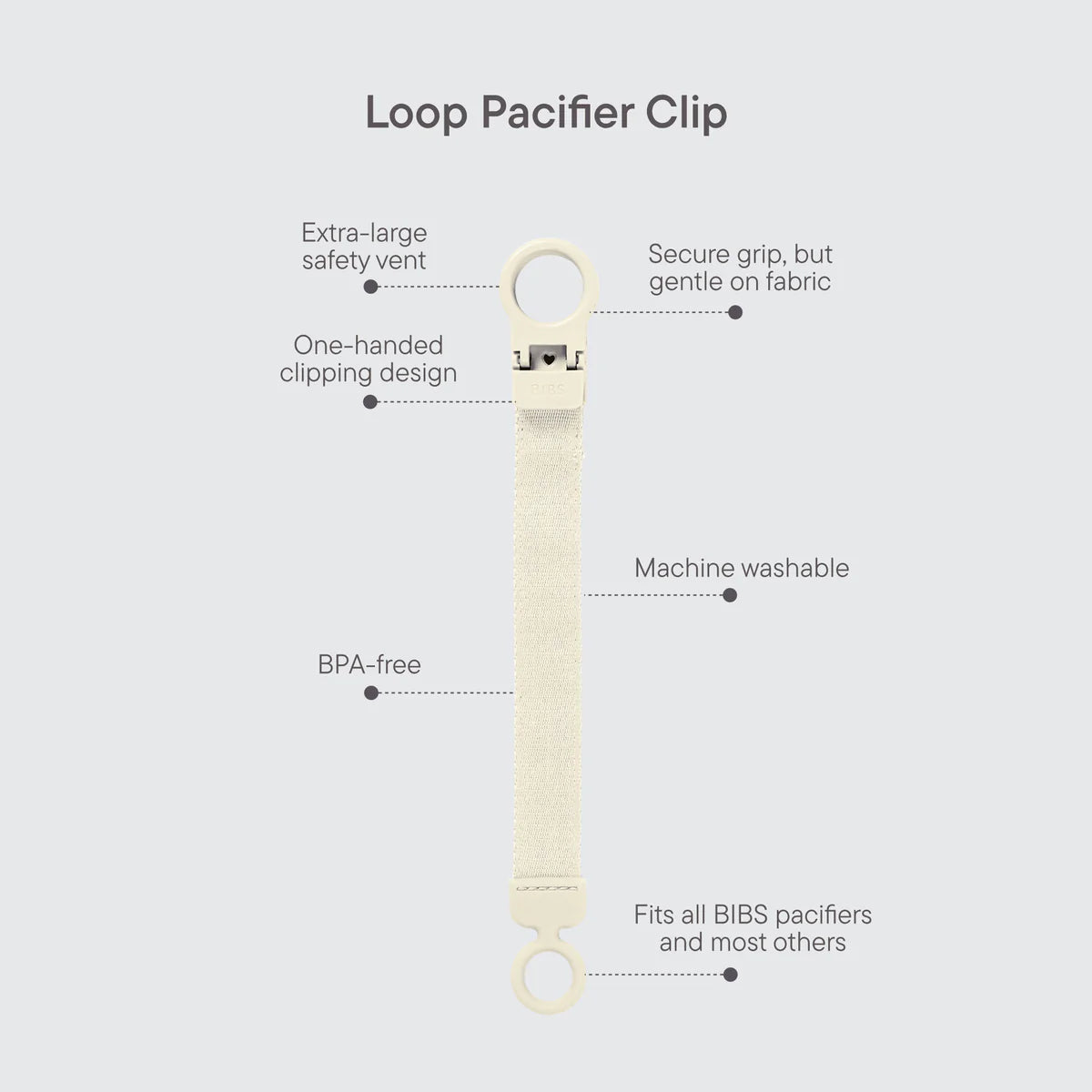 Pacifier Clip Loop