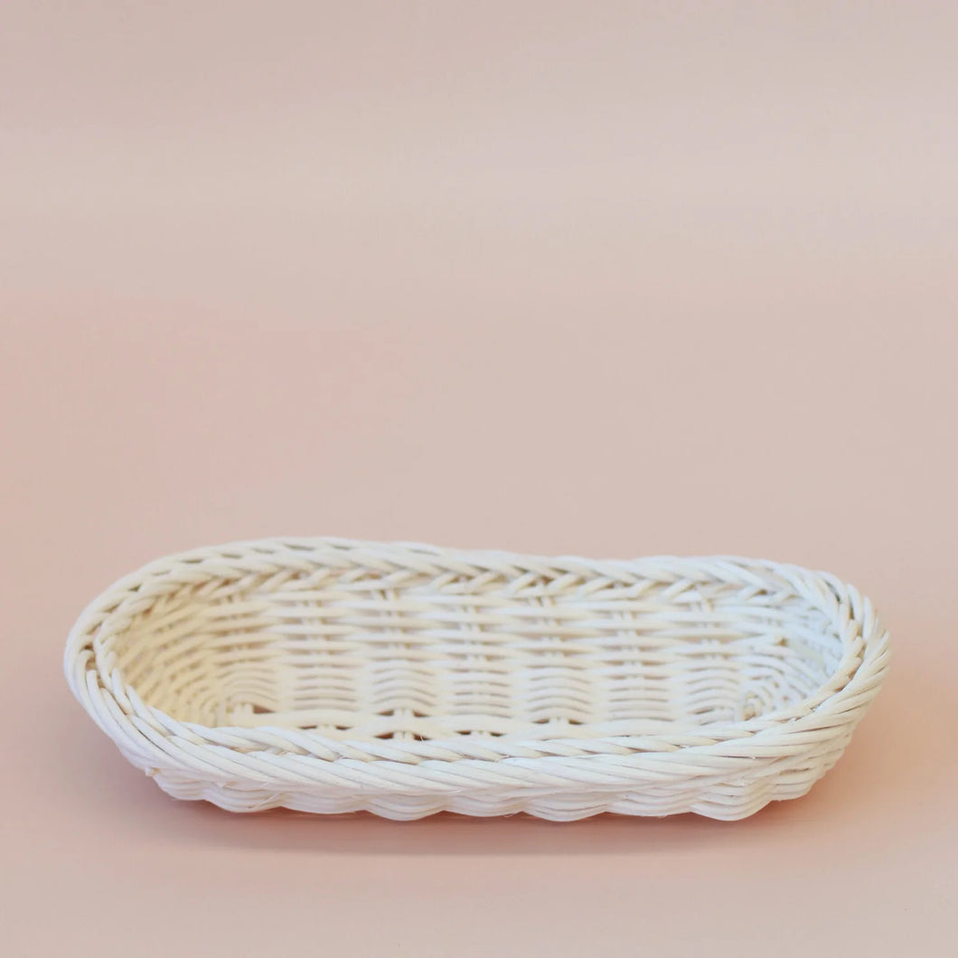 Rattan Long Willow Tray