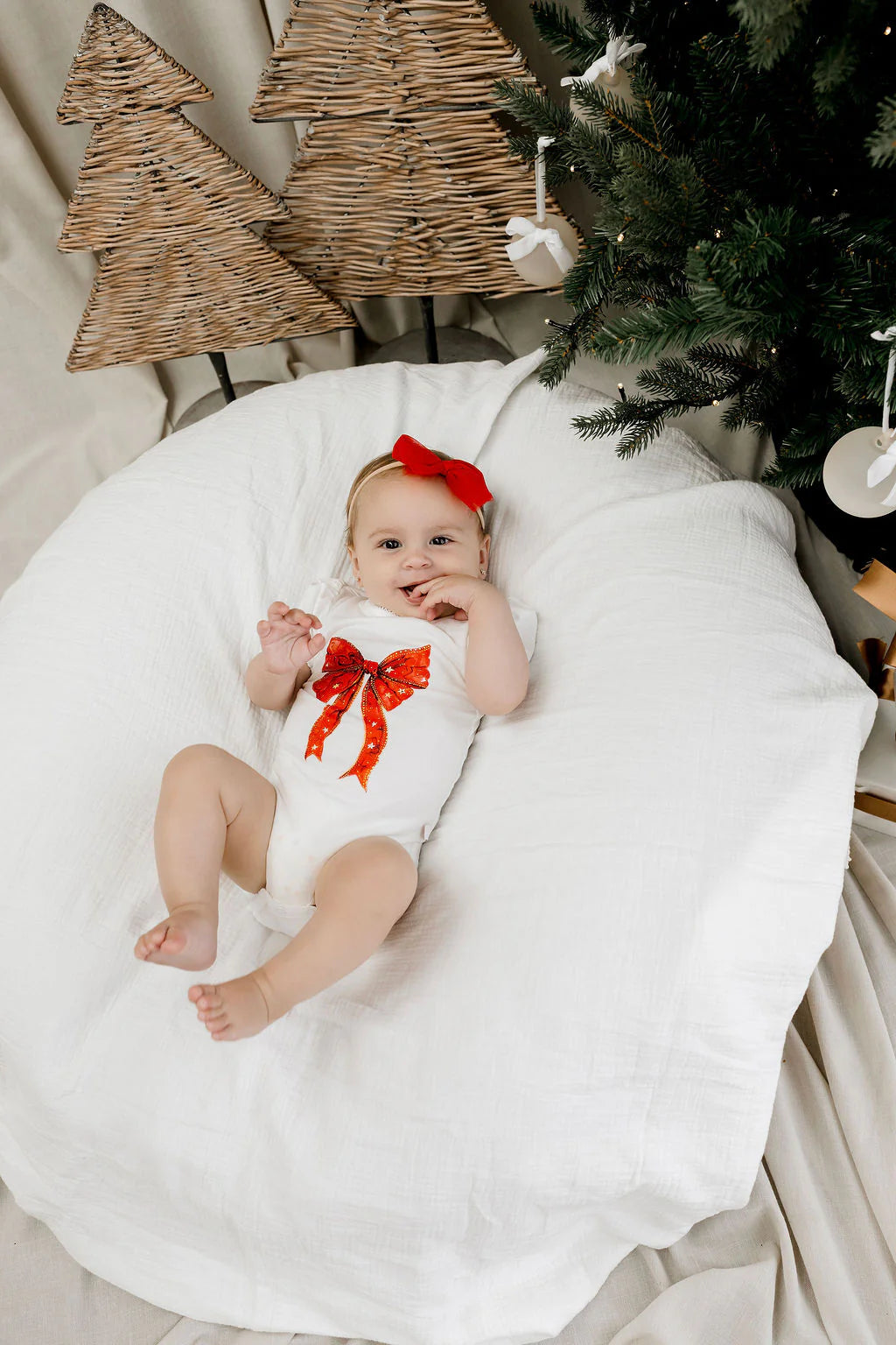 Ruby Star Coquette Bow - Bamboo Bodysuit