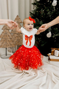 Ruby Star Coquette Bow - Bamboo Bodysuit