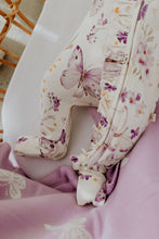 Load image into Gallery viewer, Lilac Butterflies Zipsuit