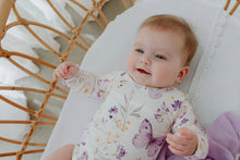 Load image into Gallery viewer, Lilac Butterflies LS Bodysuit