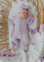 Load image into Gallery viewer, Lavender Rib Zipsuit