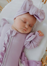 Load image into Gallery viewer, Lavender Rib Zipsuit