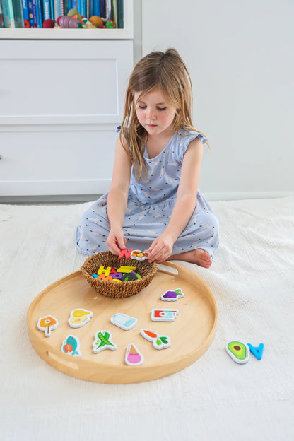 Magnetic Foods and Letters