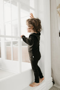 Organic Cotton Modal Elastane Legging - Kalamata Marle SIZE 6-12M and 5YR