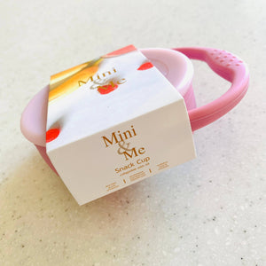 Guava Collapsible Snack Cup with Lid