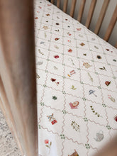 Load image into Gallery viewer, Cottage Picnic Fitted Cot Sheet