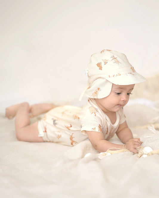 Flap Cap Bambini | Puppy Love SIZE S