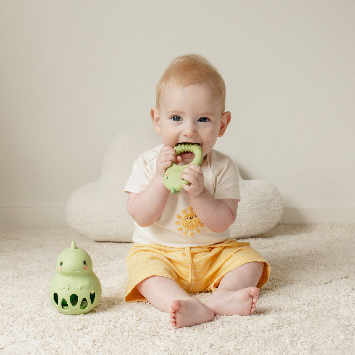Dino Silicone Teether