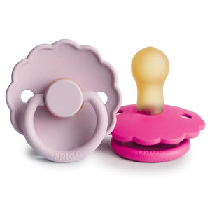 FRIGG Daisy Pacifier 2 Pack Latex SIZE 1 (0-6M)