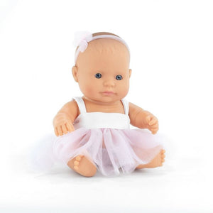 Caucasian Girl Baby Doll - 21cm
